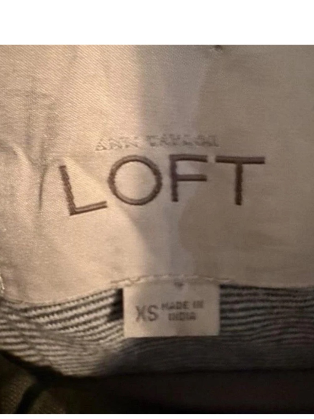 LOFT Olive Utility Drawstring Jacket - Picture 3 of 3